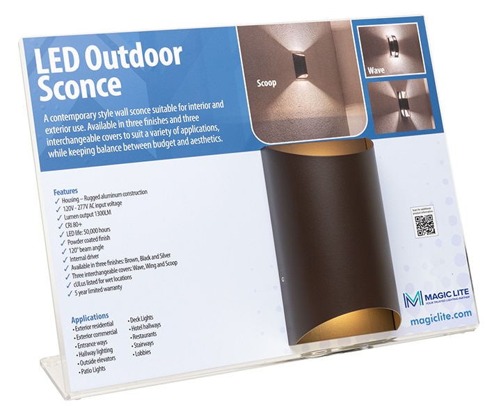 Merchandising Display - OUTDOOR SCONCE