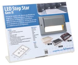 Click for more information on Merchandising Display - LED STEP STAR GEN II