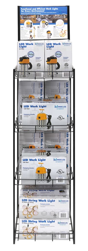 Merchandising Display - WORK LIGHTS MERCHANDISER