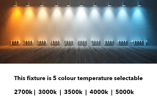 5CCT-Colour-Temperature 5CCT Fire Rated Thin Line