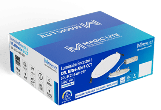 24 Pack_5CCT Ultra-Thin LED Recessed Ceiling Light 5CCT Ultra-Thin LED Recessed Ceiling Light