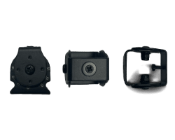 Wall washer rotating mounting brackets