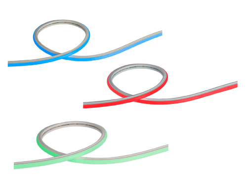 Red, Green, Blue, and White (RGBW) tape light offers vibrant RGB and 3000K warm white options Outdoor/Indoor RGBW (RGB+3000K)