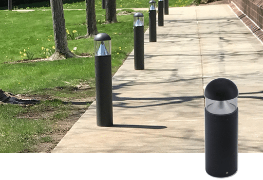 Round Head Bollards Application Commercial Bollards